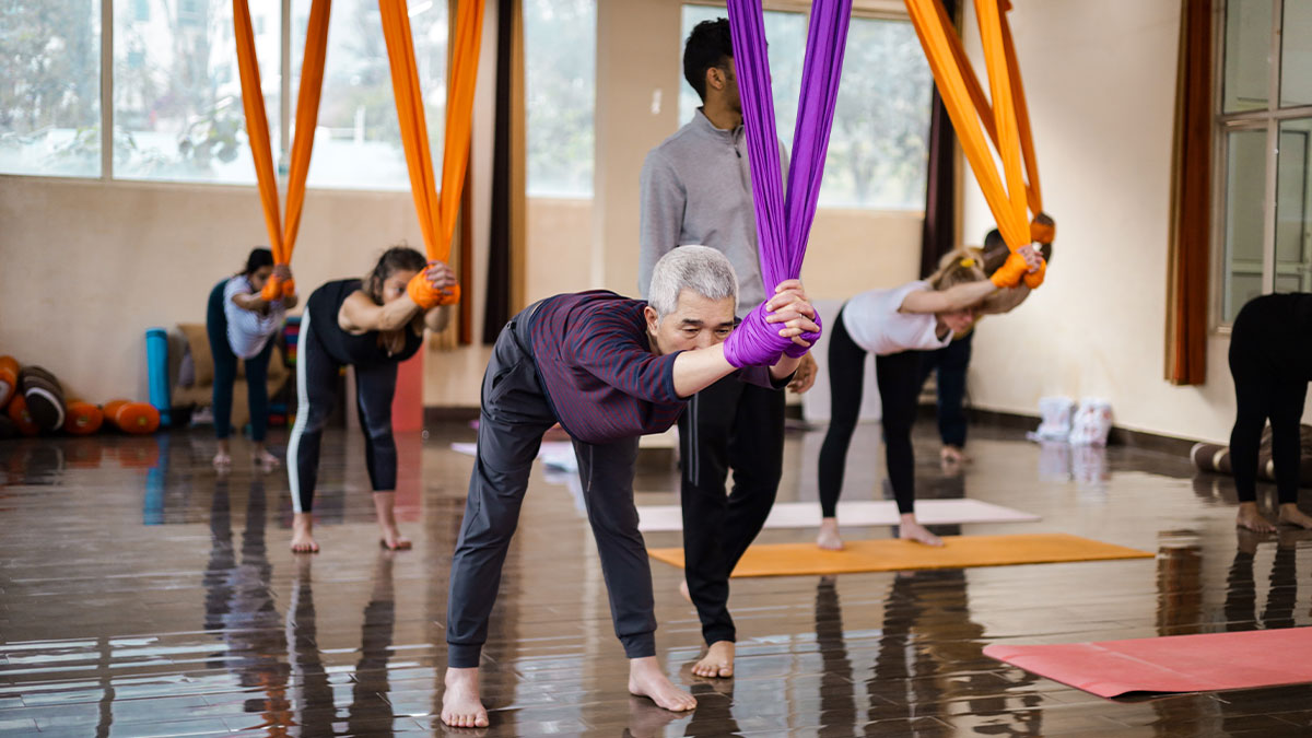 Online Aerial Yoga Teacher Traning Course 50 Hours Intermediate